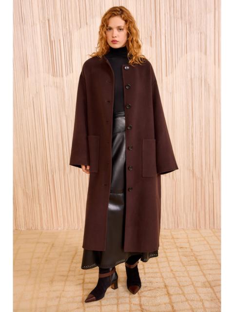 Fernanda Double Faced Wool Oversized Coat