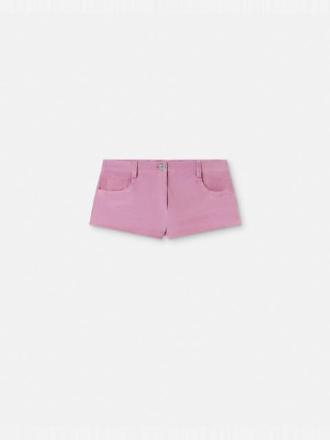 Suede Mini Shorts