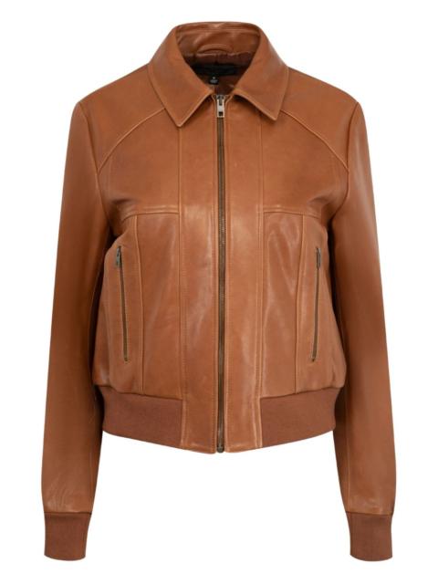 Sue leather bomber jacket