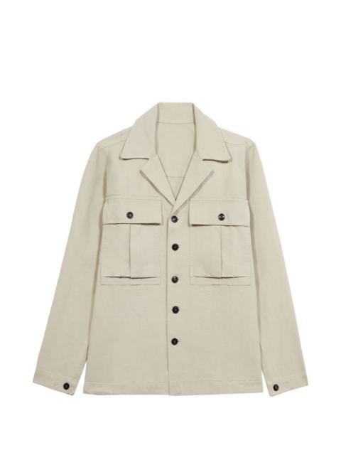 patch-pockets overshirt