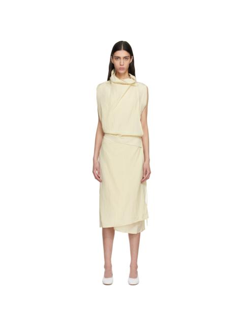 Off-White Celia Wrap Midi Dress