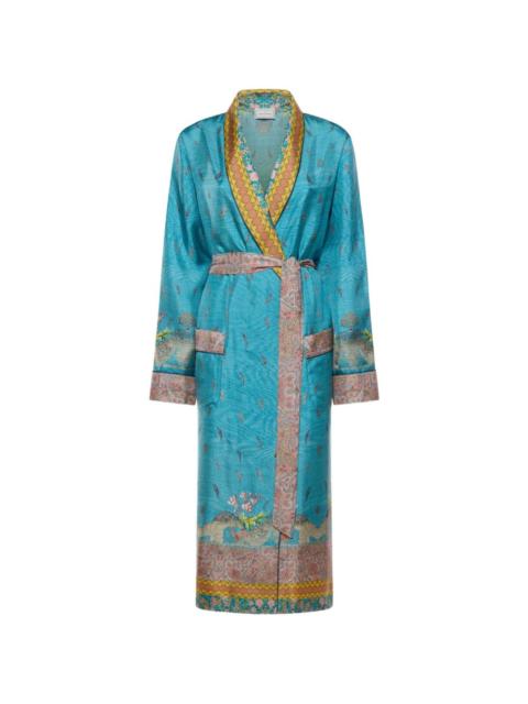 paisley floral dressing gown