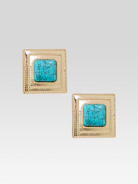 UMBRIANA TURQUOISE EARRINGS