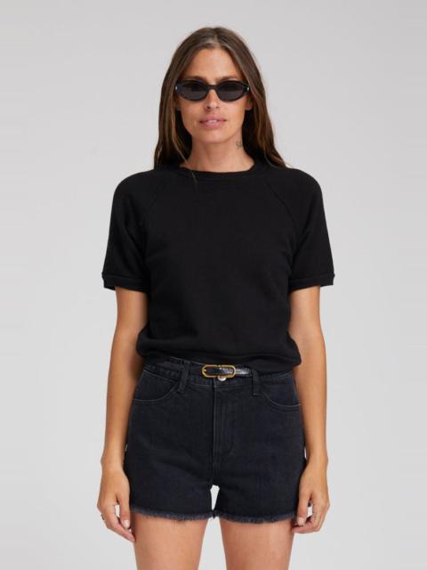 BLACK RAGLAN SWEATSHIRT TEE