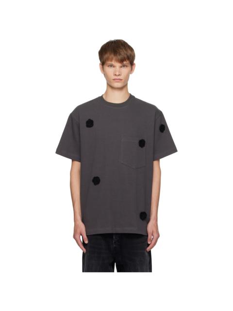 Gray Daisy Standard T-shirt