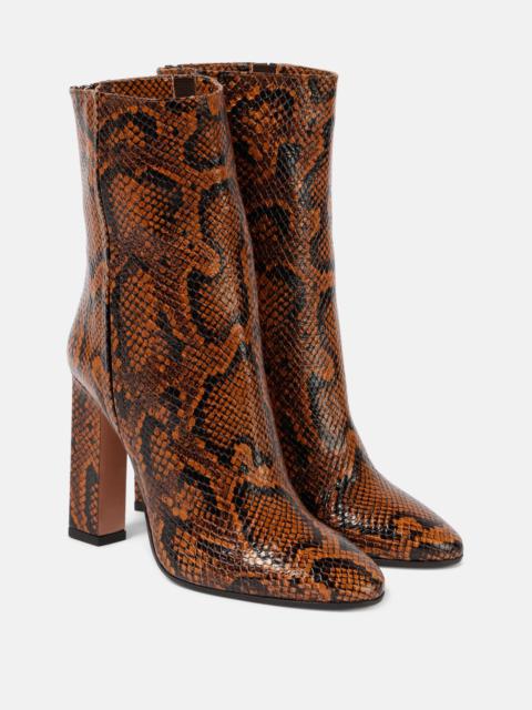 Joplin 105 printed leather bootie