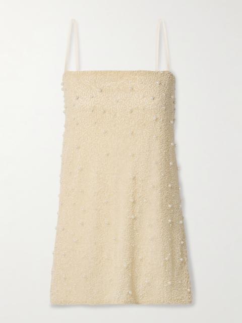 Mare Embellished Stretch-jersey Mini Dress