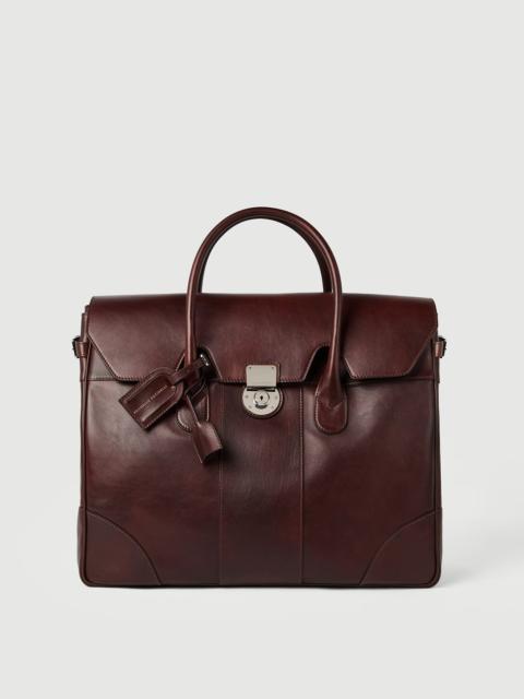 Calfskin Boston casual bag