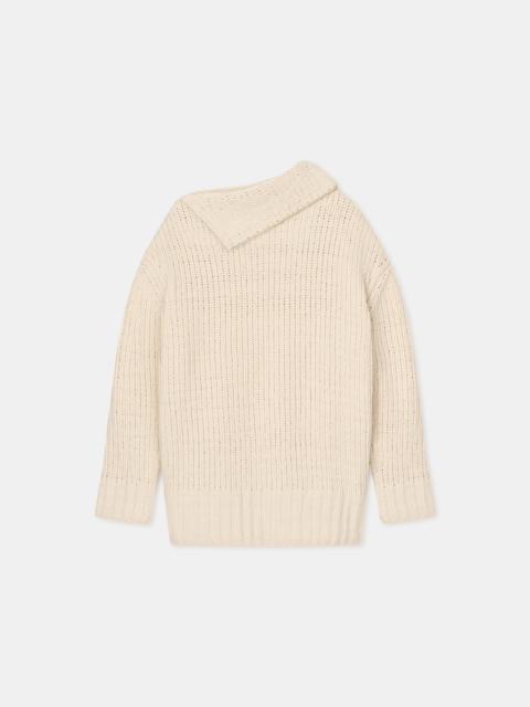 TUNDRA
Wrap-collar chenille sweater