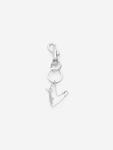 THE HEART SAFETY PIN KEYCHAIN