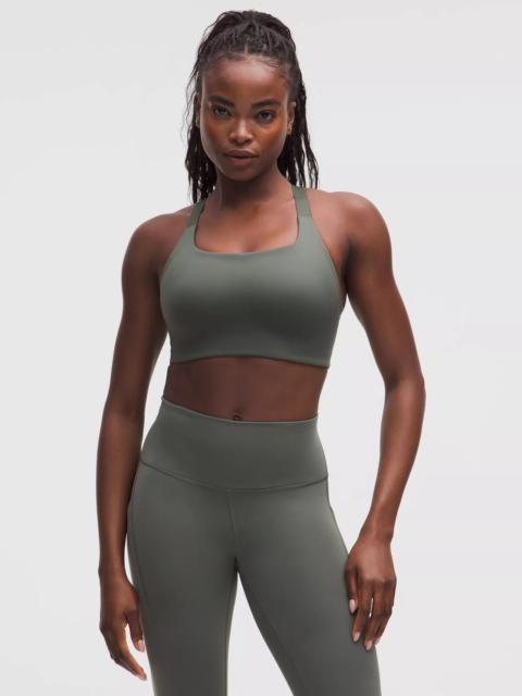 Ultralu Square-Neck Workout Bra *Medium Support, D/DD Cup