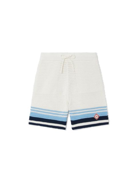 Tennis Cotton Crochet Shorts