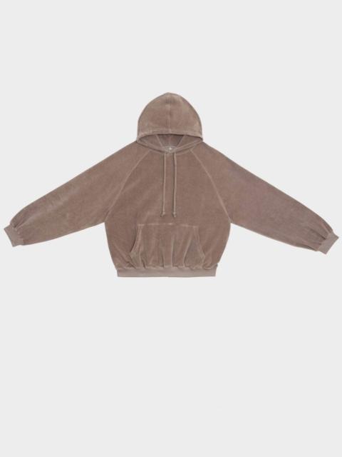 Rim Raglan Hoodie - Organic Cotton Velour