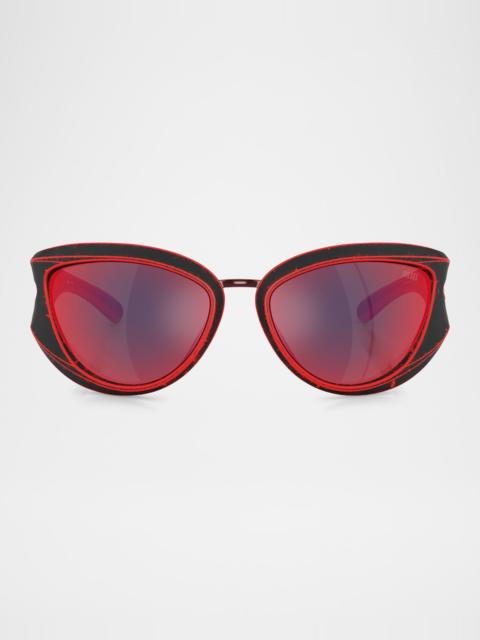 Men's DL3007U Cat-Eye Sunglasses