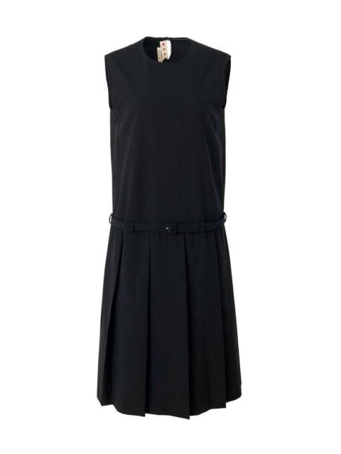 MINI SLEEVELESS DRESS WITH ROUND NECKLINE