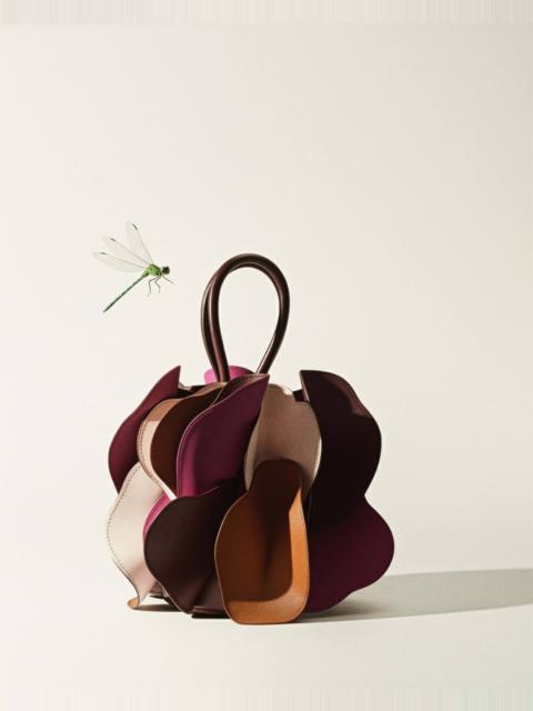 Multicolor Leather Flower Bag