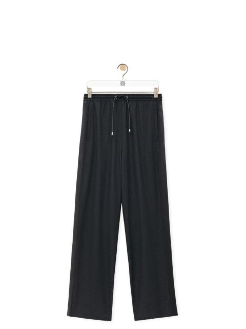 Tracksuit trousers in wool and cashmere