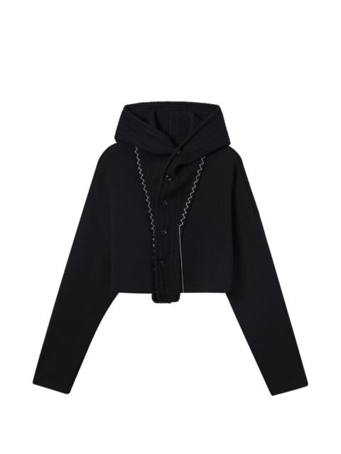 buttoned hoodie