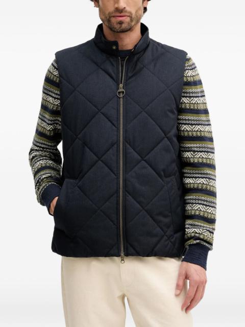 City Harrington quilted zip-up gilet