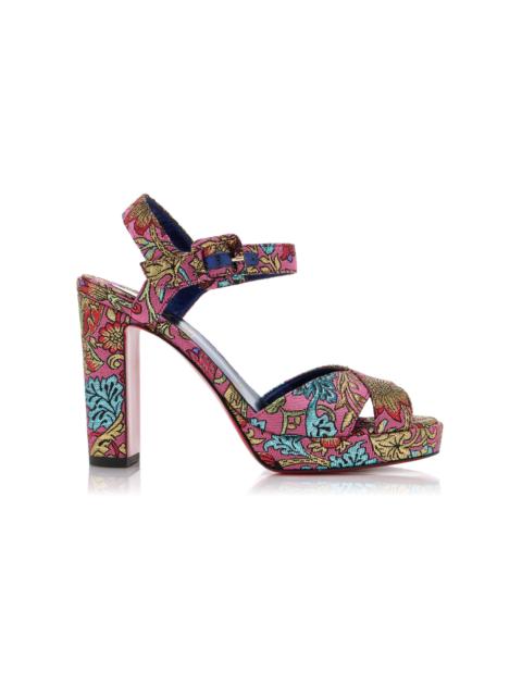 Cora 100 Jacquard Florea Sandals pink