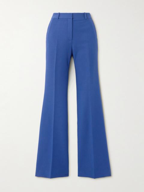 Cotton-blend Straight-leg Pants