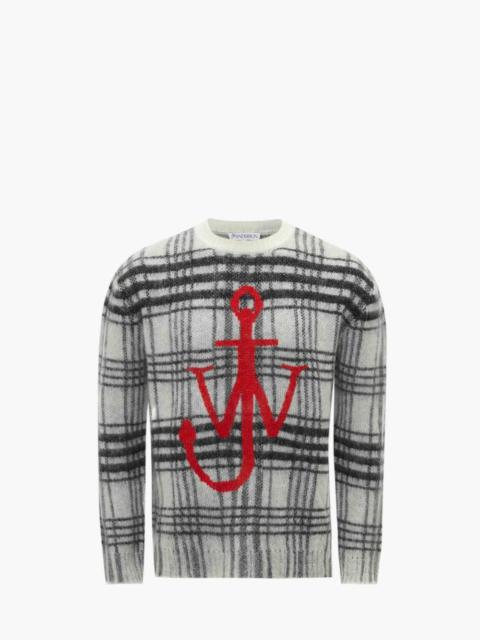 TARTAN CHECK CREWNECK JUMPER
