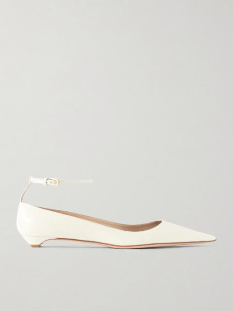 Patent-leather Point-toe Ballet Flats