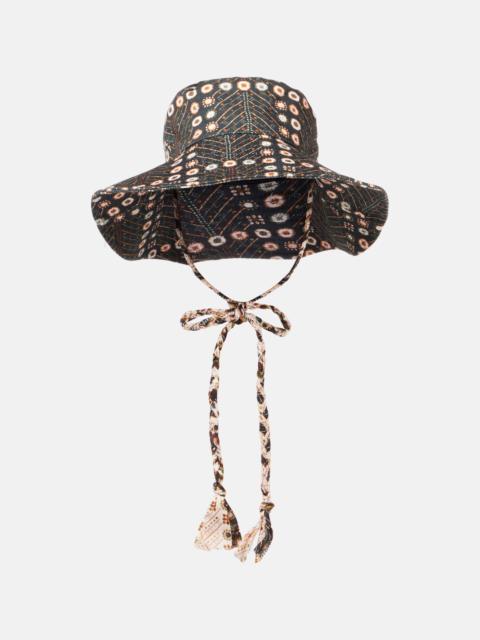 Delya denim bucket hat