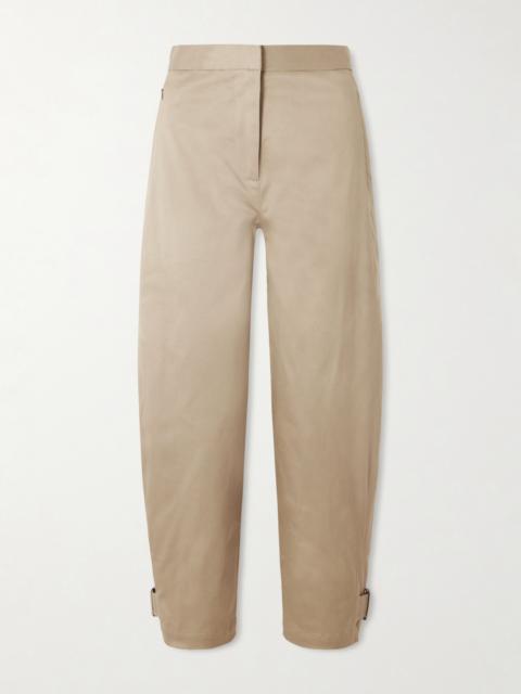 Serene Cotton-blend Twill Tapered Pants