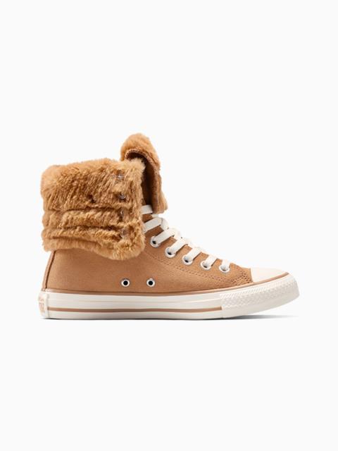Chuck Taylor All Star Fold Over XHi Faux Fur