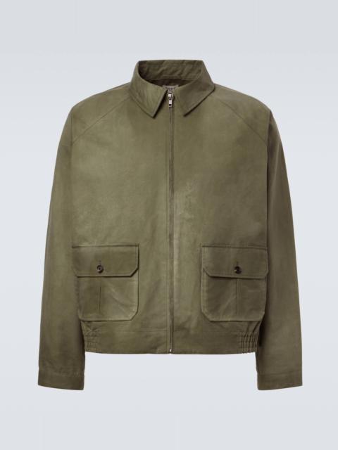 Cotton blouson jacket