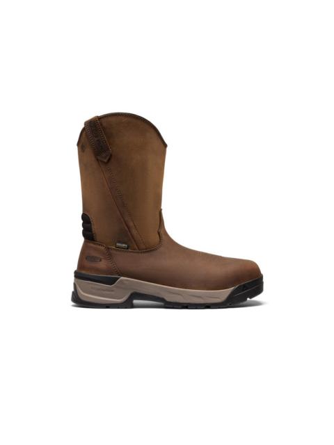 Men's Flatland Pull-On Waterproof Work Boot (Carbon Toe)