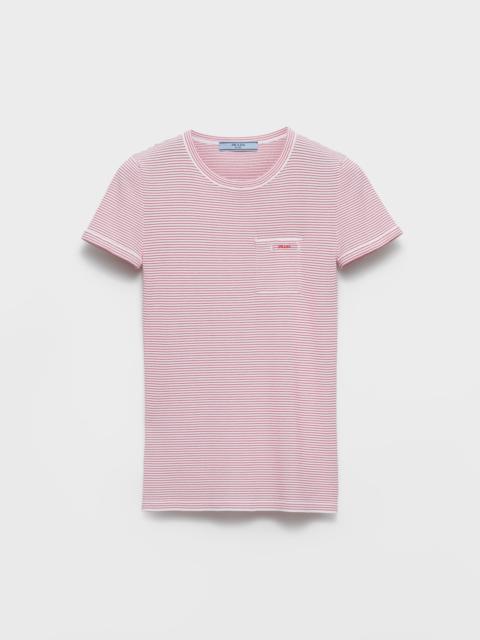 Striped crew-neck sweater