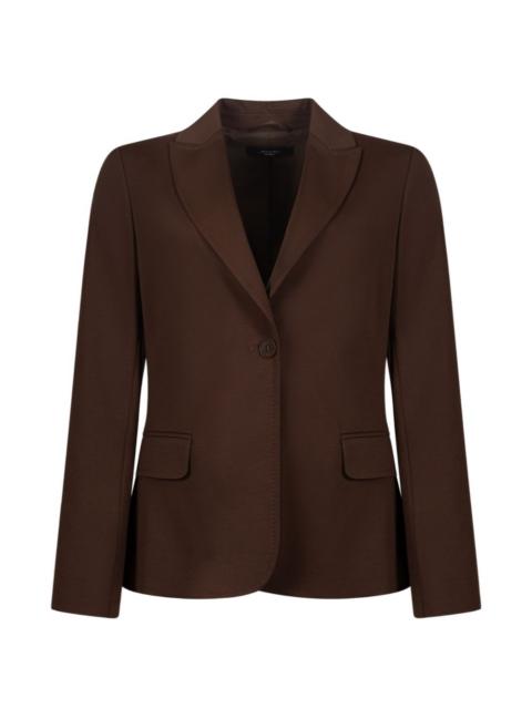 collared single-breasted jacket