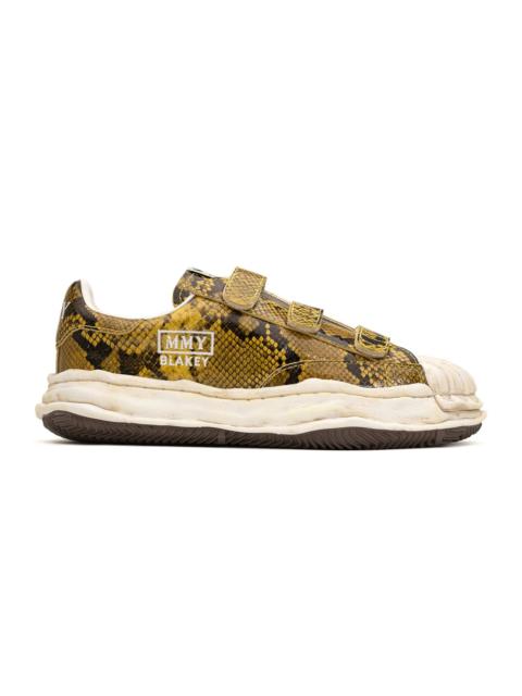 "BLAKEY" OG Sole Python Printed Leather Low-top Sneaker