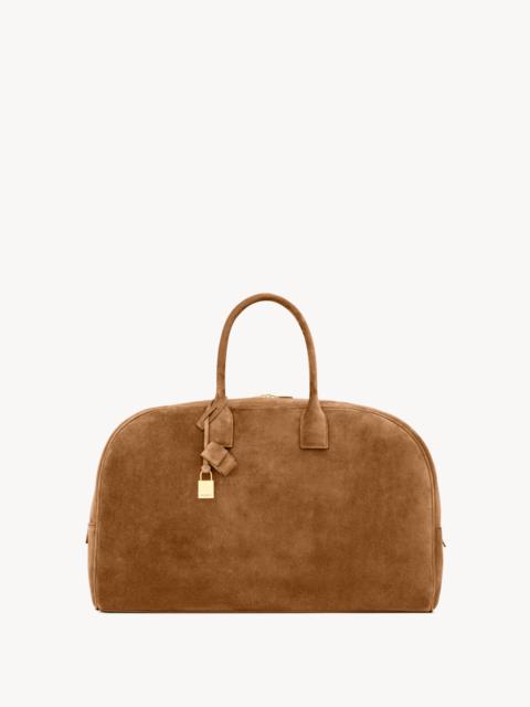 GIANT BOWLING DUFFLE IN SUEDE