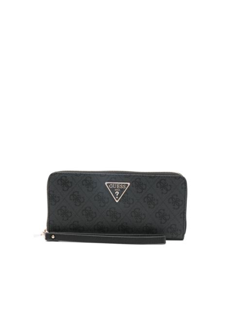 Laurel II Monogram zip wallet