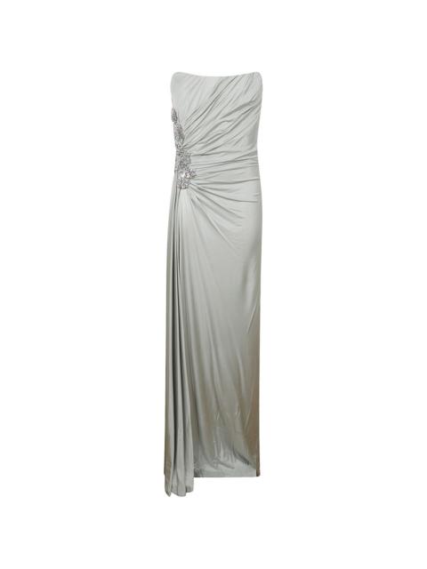 Lorinne jersey crystal-embellished maxi dress