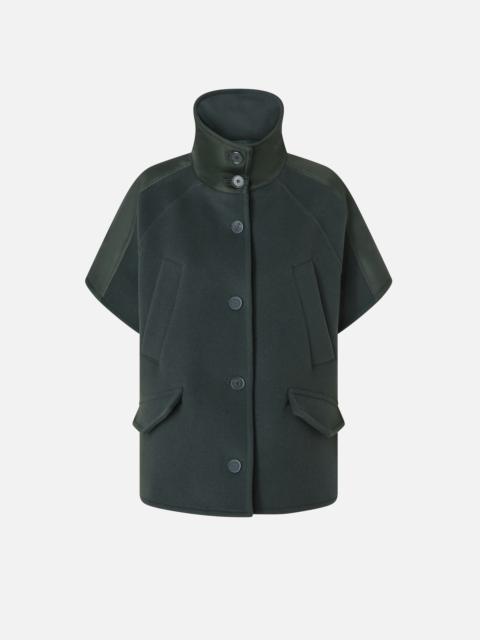 CLOTH CAPE WITH HIGH NECK