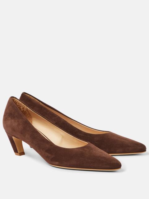 Peggy 50 suede pumps