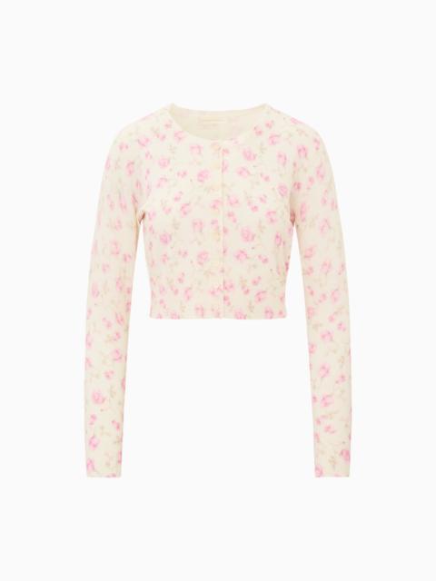 Adeanne Heirloom Print Cotton Cardigan