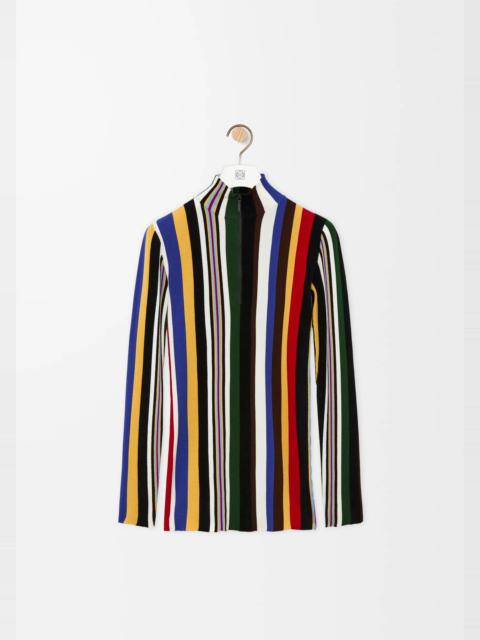 Top in stretch viscose blend