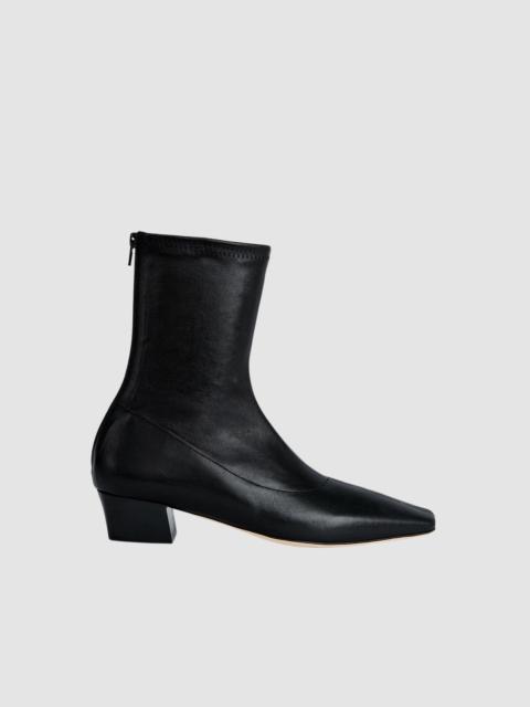 Colette 22 Black Stretch Nappa Leather Ankle Boot