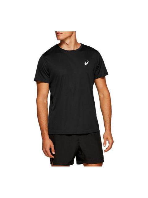 ASICS Silver Short Sleeve Top 'Performance Black' 2011C366-001