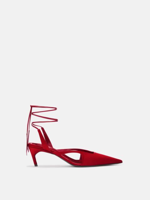''DIANE'' RED SLINGBACK
