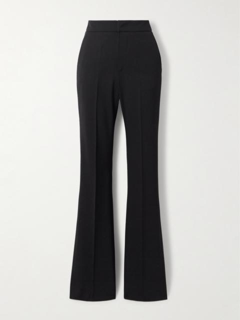 Slim-fit Flared Twill Pants