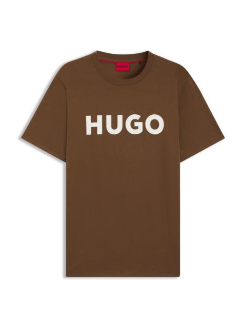 REGULAR-FIT T-SHIRT IN COTTON JERSEY WITH LOGO ARTWORK