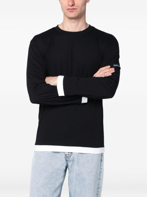long-sleeve layered t-shirt