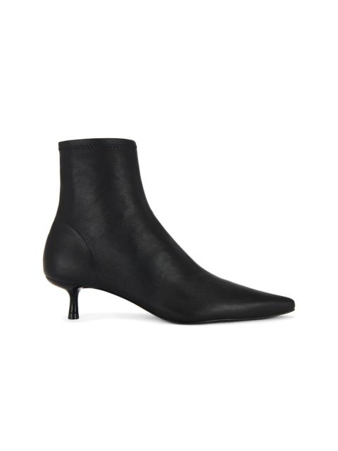 Joni Stretch Leather Ankle Boot