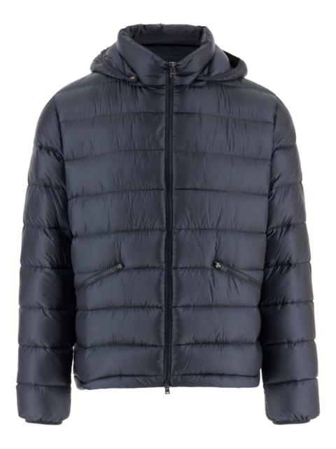 hooded quilted jacket